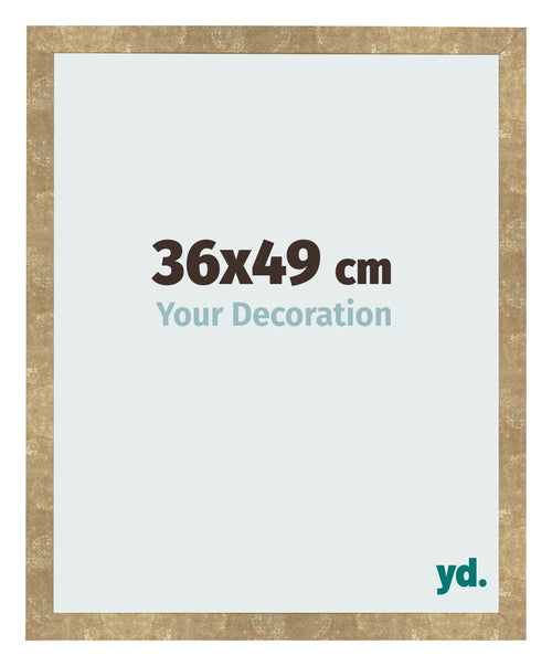 Cornice 36x49cm Oro Antico MDF Bologna Davanti Dimensione | Yourdecoration.it