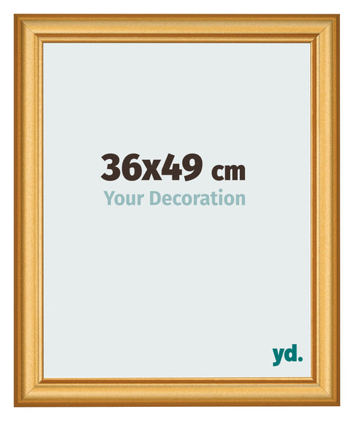 Cornice 36x49cm Oro Opaco MDF Lazio Davanti Dimensione | Yourdecoration.it