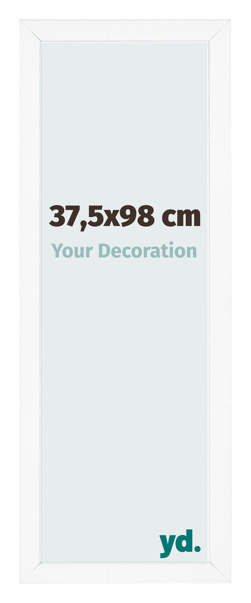 Cornice 37 5x98 cm Bianco Opaco MDF Bologna Davanti Dimensione | Yourdecoration.it