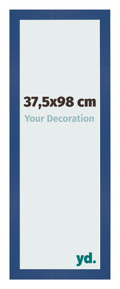 Cornice 37 5x98 cm Blu Scuro MDF Bologna Davanti Dimensione | Yourdecoration.it