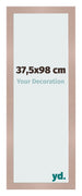 Cornice 37 5x98 cm Rosa Antico MDF Bologna Davanti Dimensione | Yourdecoration.it