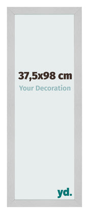 Cornice 37 5x98cm Acciaio Inox MDF Bologna Davanti Dimensione | Yourdecoration.it