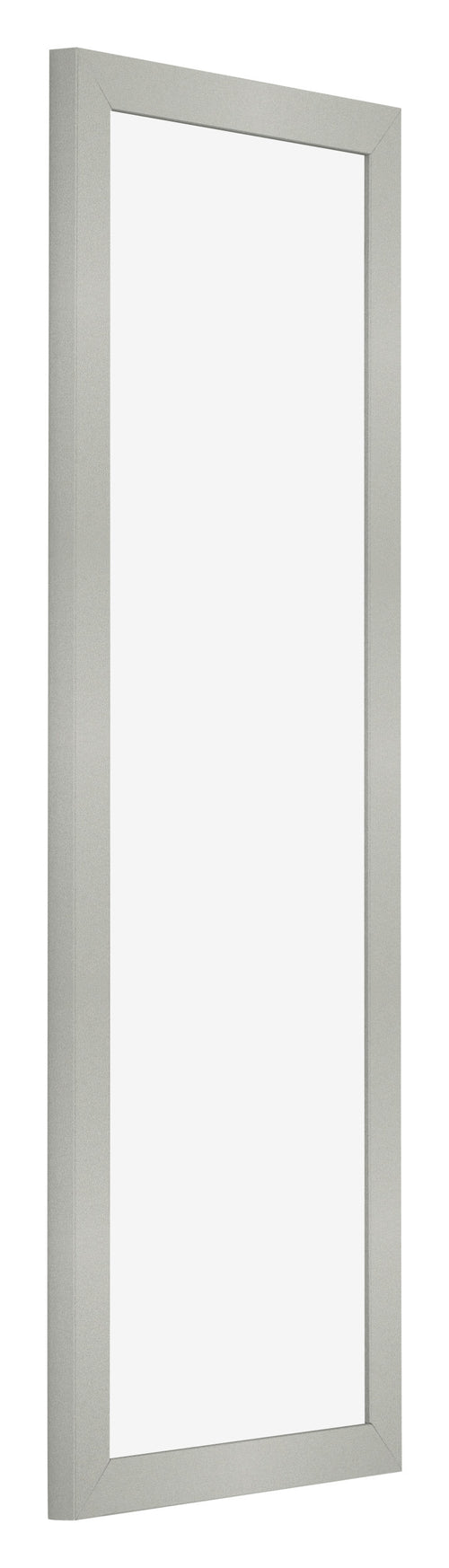 Cornice 37 5x98cm Argento Opaco MDF Bologna Davanti Obliquo | Yourdecoration.it