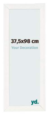 Cornice 37 5x98cm Bianco Vintage MDF Pisa Davanti Dimensione | Yourdecoration.it