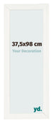Cornice 37 5x98cm Bianco Vintage MDF Pisa Davanti Dimensione | Yourdecoration.it