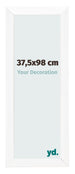 Cornice 37 5x98cm Bianco Vintage MDF Pisa Davanti Dimensione | Yourdecoration.it