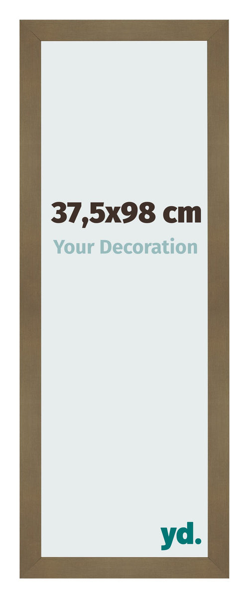 Cornice 37 5x98cm Bronzo Decorativo MDF Bologna Davanti Dimensione | Yourdecoration.it