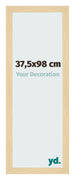 Cornice 37 5x98cm Faggio Decorativo MDF Bologna Davanti Dimensione | Yourdecoration.it