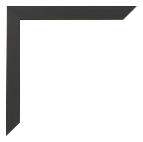 Cornice 37 5x98cm Grana Di Legno Nero MDF Bologna Dettaglio Angolo | Yourdecoration.it