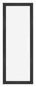 Cornice 37 5x98cm Nero Opaco MDF Bologna Davanti | Yourdecoration.it