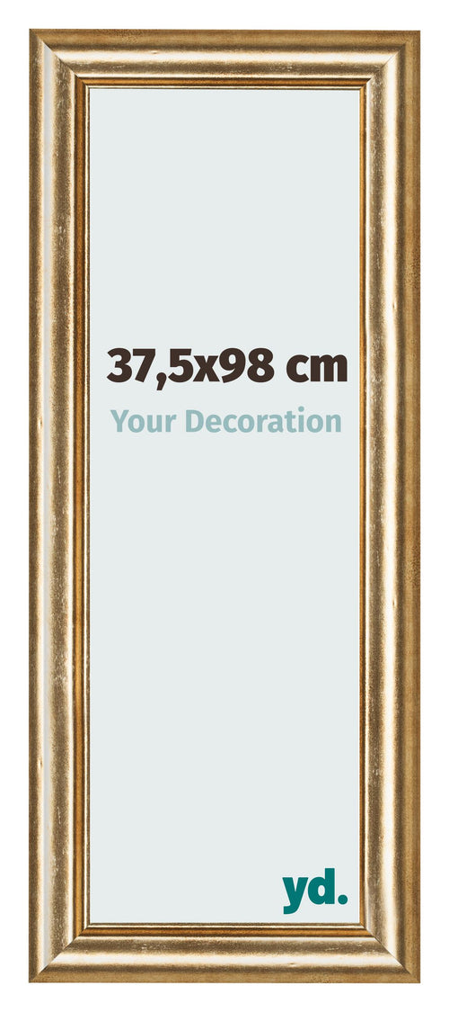 Cornice 37 5x98cm Oro Antico MDF Lazio Davanti Dimensione | Yourdecoration.it