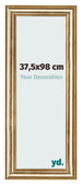Cornice 37 5x98cm Oro Antico MDF Lazio Davanti Dimensione | Yourdecoration.it