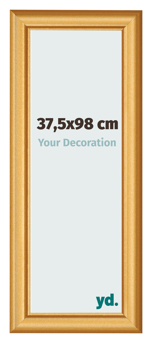 Cornice 37 5x98cm Oro Opaco MDF Lazio Davanti Dimensione | Yourdecoration.it