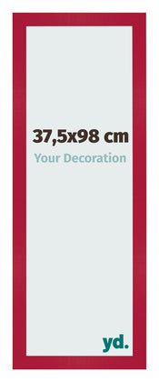 Cornice 37 5x98cm Rosso MDF Bologna Davanti Dimensione | Yourdecoration.it