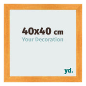 Cornice 40x40cm Arancione MDF Pisa Davanti Dimensione | Yourdecoration.it