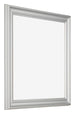 Cornice 40x40cm Argento Opaco MDF Lazio Davanti Obliquo | Yourdecoration.it