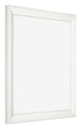 Cornice 40x40cm Bianco Vintage MDF Pisa Davanti Obliquo | Yourdecoration.it