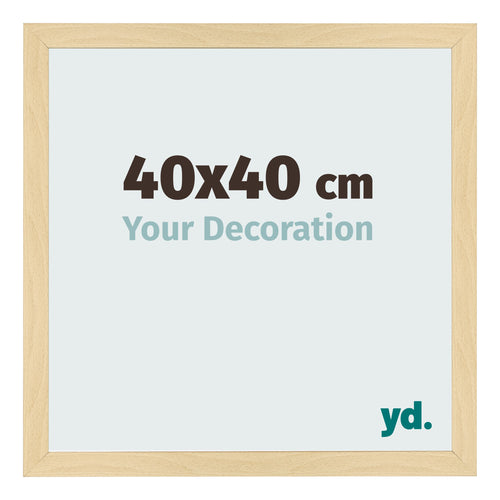 Cornice 40x40cm Faggio Decorativo MDF Bologna Davanti Dimensione | Yourdecoration.it