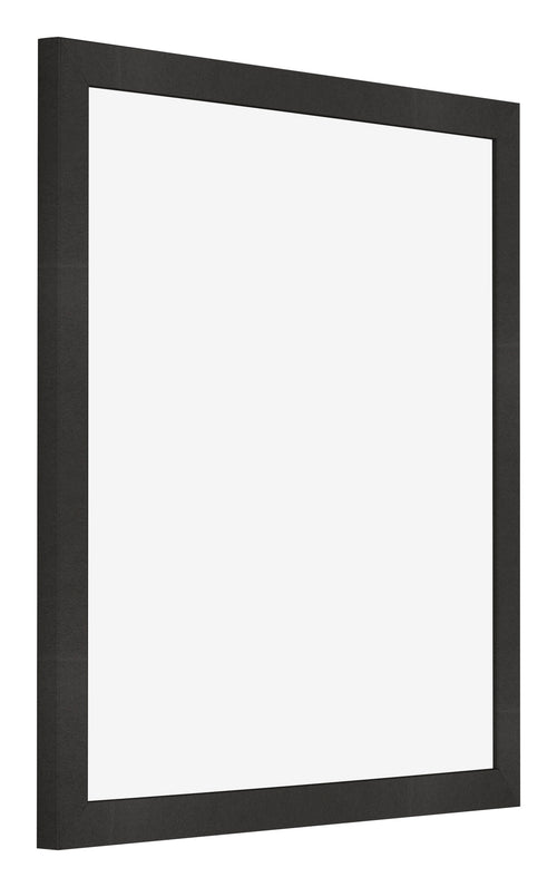Cornice 40x40cm Nero Opaco MDF Bologna Davanti Obliquo | Yourdecoration.it
