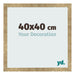 Cornice 40x40cm Oro Antico MDF Bologna Davanti Dimensione | Yourdecoration.it