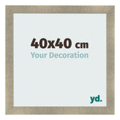 Cornice 40x40cm Oro Vintage MDF Pisa Davanti Dimensione | Yourdecoration.it