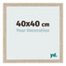 Cornice 40x40cm Rovere MDF Bologna Davanti Dimensione | Yourdecoration.it