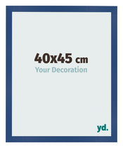Cornice 40x45 cm Blu Scuro MDF Bologna Davanti Dimensione | Yourdecoration.it