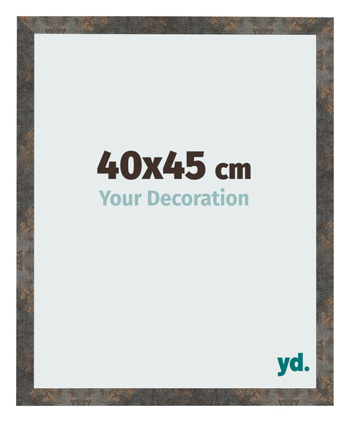 Cornice 40x45 cm Metallo Ossidato MDF Bologna Davanti Dimensione | Yourdecoration.it