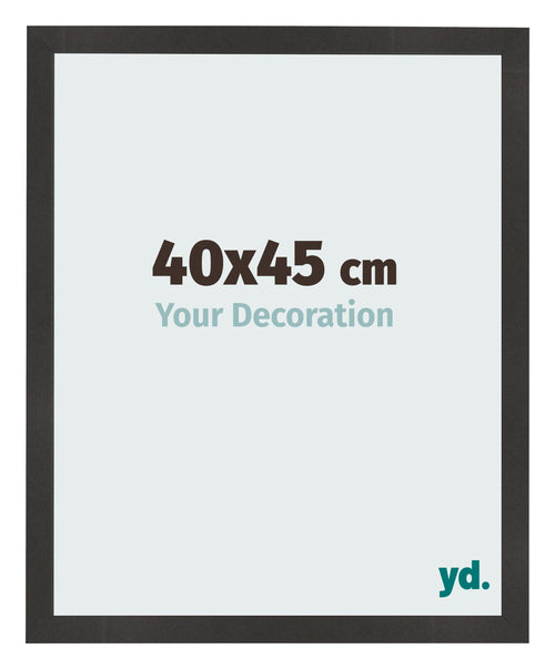Cornice 40x45 cm Nero Opaco MDF Bologna Davanti Dimensione | Yourdecoration.it