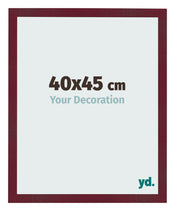 Cornice 40x45 cm Vino Rosso Spazzato MDF Bologna Davanti Dimensione | Yourdecoration.it
