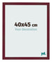 Cornice 40x45 cm Vino Rosso Spazzato MDF Bologna Davanti Dimensione | Yourdecoration.it