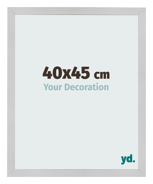 Cornice 40x45cm Acciaio Inox MDF Bologna Davanti Dimensione | Yourdecoration.it