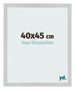Cornice 40x45cm Acciaio Inox MDF Bologna Davanti Dimensione | Yourdecoration.it