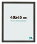 Cornice 40x45cm Antracite MDF Bologna Davanti Dimensione | Yourdecoration.it