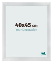 Cornice 40x45cm Argento Nero Spazzato MDF Pisa Davanti Dimensione | Yourdecoration.it