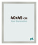 Cornice 40x45cm Argento Opaco MDF Bologna Davanti Dimensione | Yourdecoration.it