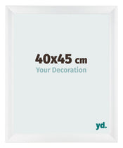 Cornice 40x45cm Bianco Vintage MDF Pisa Davanti Dimensione | Yourdecoration.it