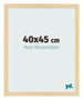 Cornice 40x45cm Faggio Decorativo MDF Bologna Davanti Dimensione | Yourdecoration.it