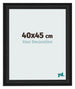 Cornice 40x45cm Grana Di Legno Nero MDF Lazio Davanti Dimensione | Yourdecoration.it
