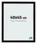 Cornice 40x45cm Nero Lucente MDF Bologna Davanti Dimensione | Yourdecoration.it