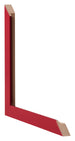Cornice 40x45cm Rosso MDF Bologna Dettaglio Intersezione | Yourdecoration.it