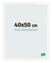 Cornice 40x50 cm Bianco Lucente MDF Bologna Davanti Dimensione | Yourdecoration.it