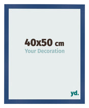 Cornice 40x50 cm Blu Scuro MDF Bologna Davanti Dimensione | Yourdecoration.it