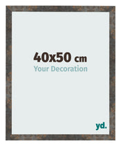 Cornice 40x50 cm Metallo Ossidato MDF Bologna Davanti Dimensione | Yourdecoration.it