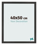Cornice 40x50 cm Nero Opaco MDF Bologna Davanti Dimensione | Yourdecoration.it