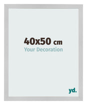 Cornice 40x50cm Acciaio Inox MDF Bologna Davanti Dimensione | Yourdecoration.it