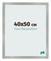 Cornice 40x50cm Alluminio Spazzolato MDF Bologna Davanti Dimensione | Yourdecoration.it