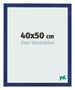 Cornice 40x50cm Blu Scuro Spazzato MDF Bologna Davanti Dimensione | Yourdecoration.it