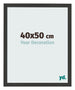 Cornice 40x50cm Grana Di Legno Nero MDF Bologna Davanti Dimensione | Yourdecoration.it