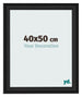 Cornice 40x50cm Grana Di Legno Nero MDF Lazio Davanti Dimensione | Yourdecoration.it